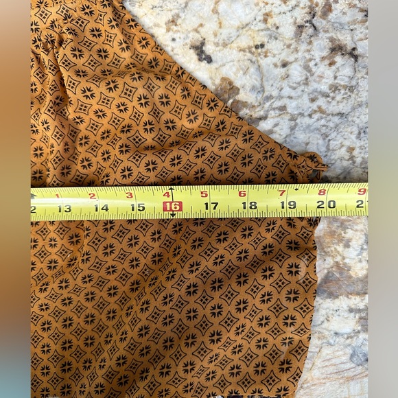 Jolt XL sleeveless loose spaghetti straps top autumn colors boho lace up sides - Picture 5 of 6